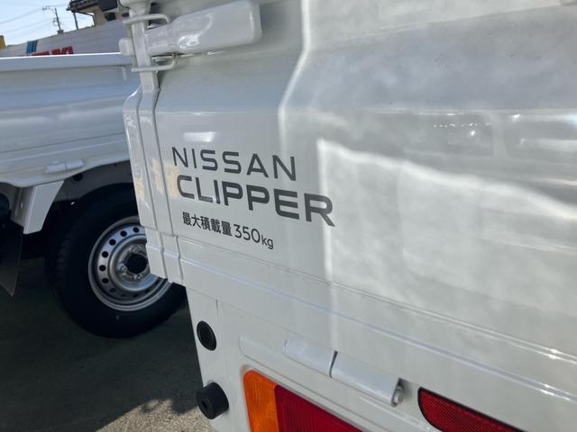 ＮＴ１００クリッパートラック ＤＸ農繁仕様　４ＷＤ　届出済み未使用車　５速マニュアル　エアコン　パワーステアリング　パワーウインドウ　純正マット　社外バイザー　軽トラック（26枚目）