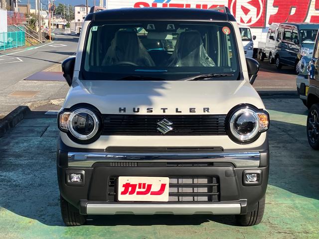 ハスラー タフワイルド 届出済未使用車 純正マットバイザー付き セーフティーサポート ルーフレール 専用アルミホイール シートヒーター キーレスプッシュスタート(2枚目)