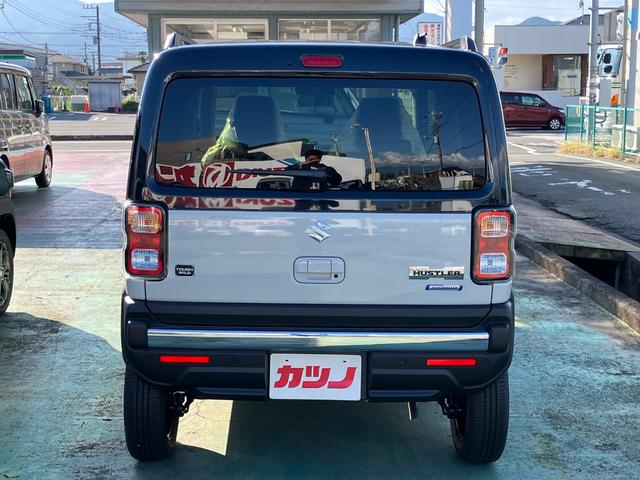 ハスラー タフワイルド 届出済未使用車 純正マットバイザー付き セーフティーサポート ルーフレール 専用アルミホイール シートヒーター キーレスプッシュスタート(5枚目)
