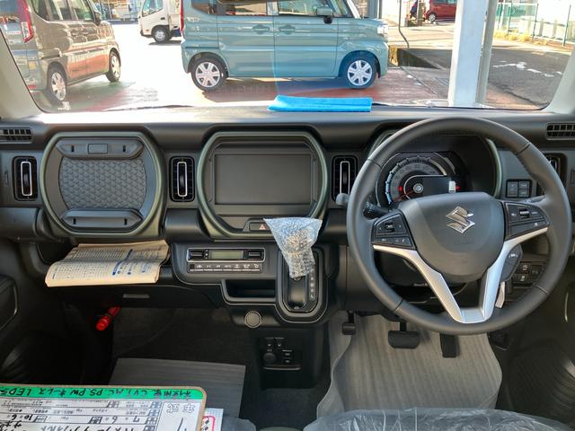 ハスラー タフワイルド 届出済未使用車 純正マットバイザー付き セーフティーサポート ルーフレール 専用アルミホイール シートヒーター キーレスプッシュスタート(15枚目)