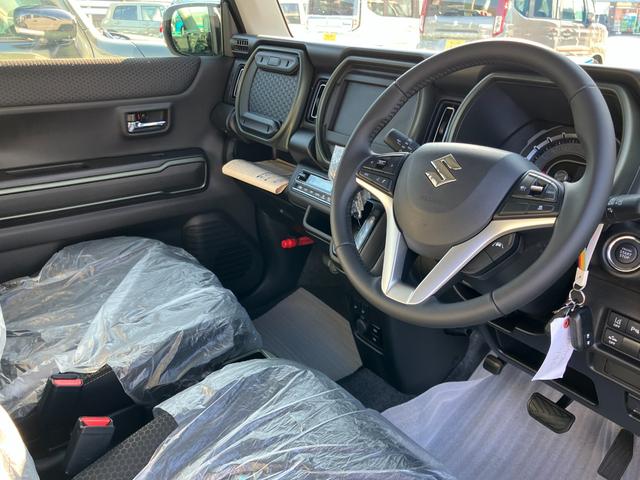 ハスラー タフワイルド 届出済未使用車 純正マットバイザー付き セーフティーサポート ルーフレール 専用アルミホイール シートヒーター キーレスプッシュスタート(17枚目)