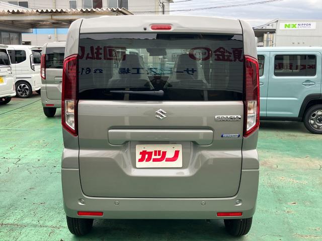 スペーシア ハイブリッドＧ　届出済未使用車　純正マット　バイザー　セーフティーサポート　オートエアコン　オートライト　ＬＥＤヘッドライト（5枚目）