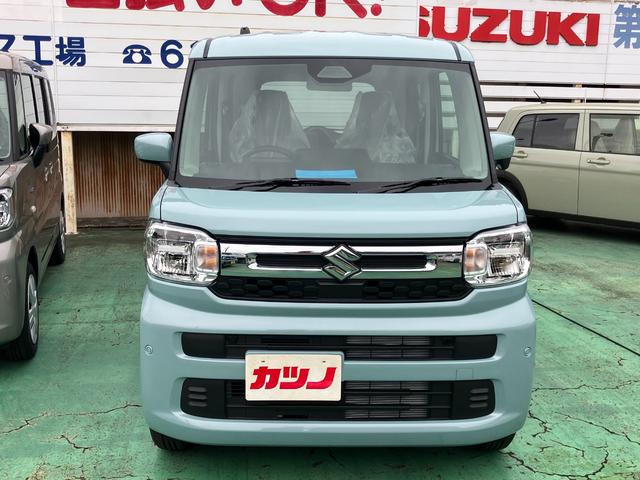 スペーシア ハイブリッドＧ　届出済未使用車　純正マット　バイザー　セーフティーサポート　オートエアコン　オートライト　ＬＥＤヘッドライト（2枚目）