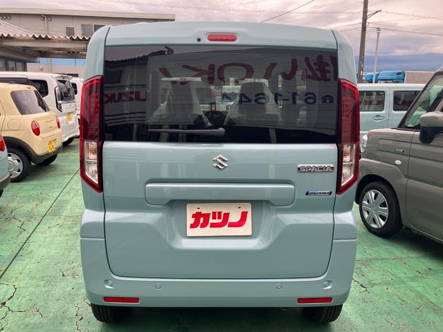 スペーシア ハイブリッドＧ　届出済未使用車　純正マット　バイザー　セーフティーサポート　オートエアコン　オートライト　ＬＥＤヘッドライト（5枚目）