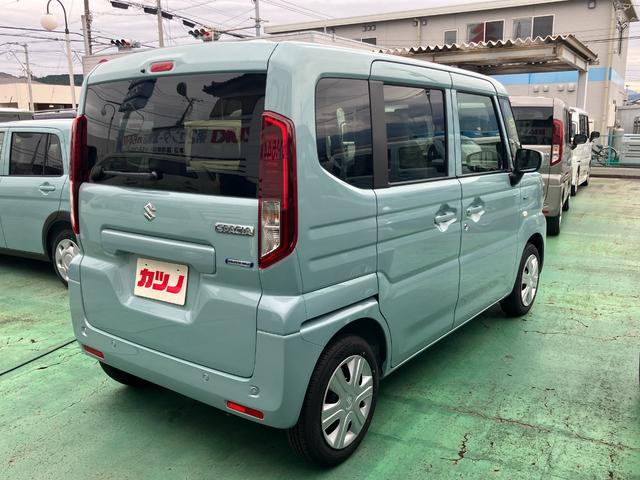 スペーシア ハイブリッドＧ　届出済未使用車　純正マット　バイザー　セーフティーサポート　オートエアコン　オートライト　ＬＥＤヘッドライト（6枚目）