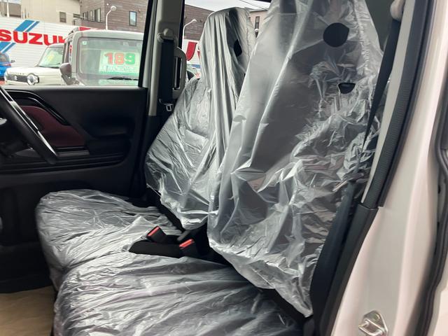 スペーシアカスタム ハイブリッドGS 届出済未使用車 純正マット バイザー 片側電動スライドドア セーフティーサポート アダクティブクルーズコントロール シートヒーター LEDヘッドライト(35枚目)