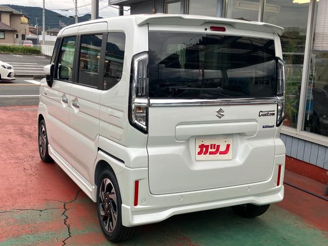 スペーシアカスタム ハイブリッドXS 届出済未使用車 純正マット バイザー 両側電動スライドドア スリムサーキュレーター セーフティーサポート アダクティブクルーズコントロール シートヒーター(6枚目)