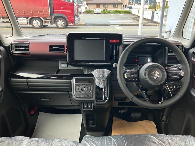 スペーシアカスタム ハイブリッドXS 届出済未使用車 純正マット バイザー 両側電動スライドドア スリムサーキュレーター セーフティーサポート アダクティブクルーズコントロール シートヒーター(13枚目)