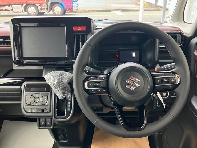 スペーシアカスタム ハイブリッドXS 届出済未使用車 純正マット バイザー 両側電動スライドドア スリムサーキュレーター セーフティーサポート アダクティブクルーズコントロール シートヒーター(14枚目)