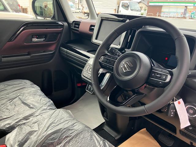 スペーシアカスタム ハイブリッドXS 届出済未使用車 純正マット バイザー 両側電動スライドドア スリムサーキュレーター セーフティーサポート アダクティブクルーズコントロール シートヒーター(15枚目)