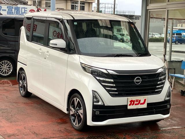 ルークス ハイウェイスター　Ｇターボプロパイロットエディション　アラウンドビューモニター　純正９インチナビＴＶ　デジタルインナーミラー　２カメラドライブレコーダー　ＥＴＣ　Ｂｌｕｅｔｏｏｔｈ　ＨＤＭＩ対応　両側電動スライドドア　純正マットバイザー　メーカー保証継承（3枚目）