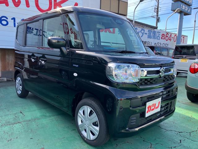 スペーシア ハイブリッドＧ　届出済み未使用車　スマートキー　プッシュスタート　オートライト　オートエアコン　ＬＥＤライト　純正マット　純正バイザー（26枚目）