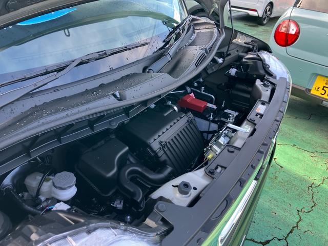 スペーシア ハイブリッドＧ　届出済み未使用車　スマートキー　プッシュスタート　オートライト　オートエアコン　ＬＥＤライト　純正マット　純正バイザー（32枚目）