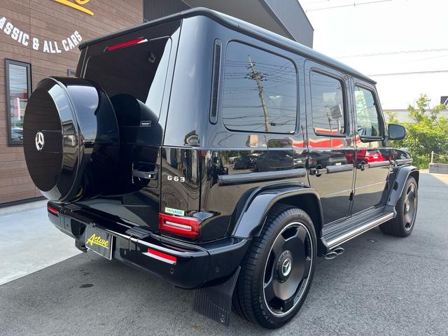 Ｇクラス Ｇ６３　ＭＡＮＵＦＡＫＴＵＲプログラムプラス　ＭＡＮＵＦＡＫＴＵＲインテリアプラスパッケージカタラーナベージュ　ナイトパッケージ　カーボンファイバーインテリア　２２インチＡＭＧホイールＲＪ８　Ｄインナーミラー（4枚目）