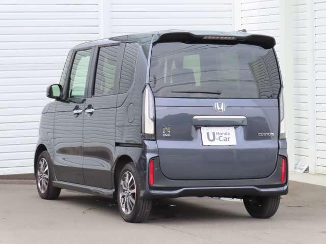 Ｎ－ＢＯＸカスタム 　ナビ　フルセグ　Ｒカメラ　ＥＴＣ　ＬＥＤ　ＡＷ　両側（片側のみ電動）スライドドア　スマートキー　ベンチシート　シートヒーター　フルフラットシート　ミュージックプレイヤー接続可　衝突被害軽減ブレーキ（2枚目）