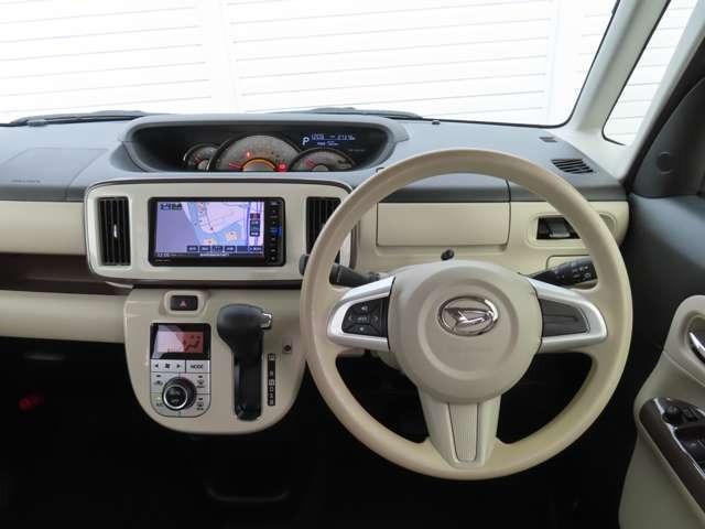 ムーヴキャンバス Ｇメイクアップ　ＳＡＩＩＩ　１年間走行距離無制限保証付き　ナビ　フルセグ　Ｒカメラ　ＬＥＤ　衝突被害軽減ブレーキ　レーンキープアシスト　ミュージックプレイヤー接続可　寒冷地仕様　両側電動スライドドア（12枚目）