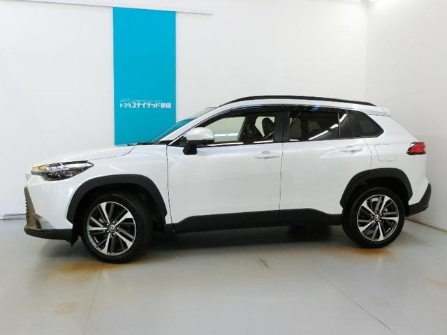 カローラクロス ハイブリッド Z ハイブリッド ワンオーナー ハーフレザー 電動シート 安全装備 衝突被害軽減システム 横滑り防止機能 ABS エアバッグ オートクルーズコントロール 盗難防止装置 TV バックカメラ ETC キーレス(3枚目)