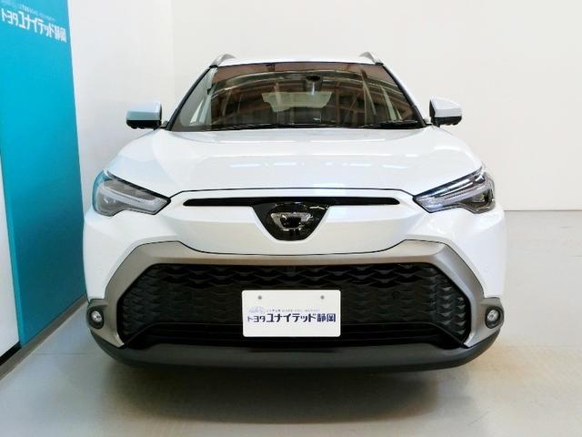 カローラクロス ハイブリッド Z ハイブリッド ワンオーナー ハーフレザー 電動シート 安全装備 衝突被害軽減システム 横滑り防止機能 ABS エアバッグ オートクルーズコントロール 盗難防止装置 TV バックカメラ ETC キーレス(6枚目)