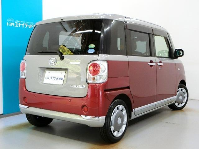 ムーヴキャンバス Ｘリミテッドメイクアップ　ＳＡＩＩＩ　衝突被害軽減システム　横滑り防止機能　ＡＢＳ　エアバッグ　盗難防止装置　アイドリングストップ　ＥＴＣ　ミュージックプレイヤー接続可　ＣＤ　スマートキー　キーレス　フル装備　両側電動スライド　オートマ（2枚目）