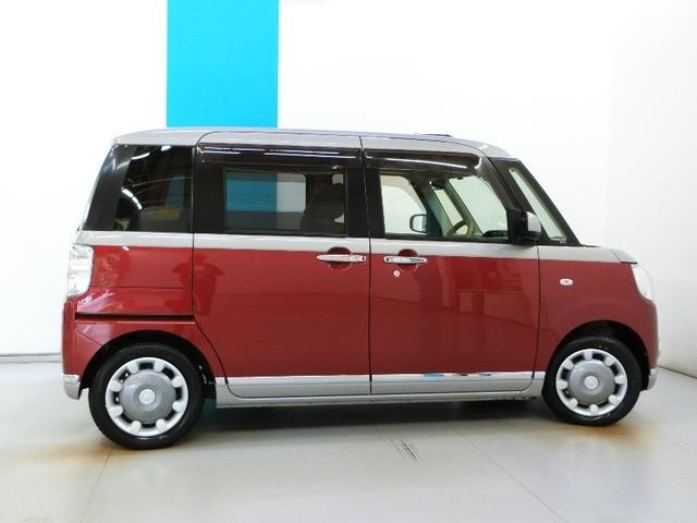 ムーヴキャンバス Ｘリミテッドメイクアップ　ＳＡＩＩＩ　衝突被害軽減システム　横滑り防止機能　ＡＢＳ　エアバッグ　盗難防止装置　アイドリングストップ　ＥＴＣ　ミュージックプレイヤー接続可　ＣＤ　スマートキー　キーレス　フル装備　両側電動スライド　オートマ（3枚目）