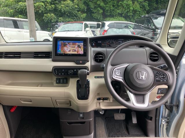 Ｎ－ＢＯＸ Ｇ・Ｌホンダセンシング　衝突被害軽減ブレーキ　アダプティブＣＣ　レーンアシスト　ナビ・ＴＶ　ＣＤ　Ｂｌｕｅｔｏｏｔｈ　ＵＳＢ　ナビ連動ＥＴＣ　バックカメラ　片側パワスラ　ＬＥＤヘッドライト　オートハイビーム　プッシュスタート（3枚目）