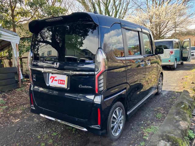 Ｎ－ＢＯＸカスタム Ｌ　衝突被害軽減ブレーキ　全車速対応アダプティブＣＣ　電子パーキングブレーキ　純正８インチナビ　Ｂｌｕｅｔｏｏｔｈ　ＵＳＢ　ナビ連動前後ドラレコ＆ＥＴＣ２．０　バックカメラ　バックソナー　シートヒータ（2枚目）