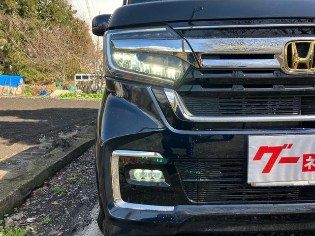 Ｎ－ＢＯＸカスタム Ｌ　衝突被害軽減ブレーキ　全車速対応アダプティブＣＣ　電子パーキングブレーキ　純正８インチナビ　Ｂｌｕｅｔｏｏｔｈ　ＵＳＢ　ナビ連動前後ドラレコ＆ＥＴＣ２．０　バックカメラ　バックソナー　シートヒータ（35枚目）