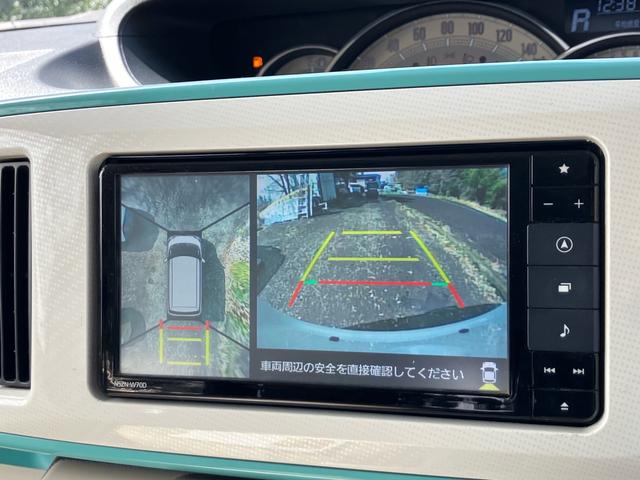 ムーヴキャンバス Ｇメイクアップリミテッド　ＳＡＩＩＩ　衝突軽減システム　全方位カメラ　メモリーナビ　フルセグＴＶ　Ｂｌｕｅｔｏｏｔｈ　両側パワースライドドア　スマートキー　ドアバイザー　フロアマット　オートライト　オートハイビーム　ＡＦＳ（6枚目）