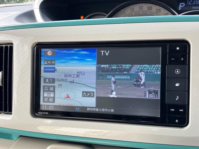 ムーヴキャンバス Ｇメイクアップリミテッド　ＳＡＩＩＩ　衝突軽減システム　全方位カメラ　メモリーナビ　フルセグＴＶ　Ｂｌｕｅｔｏｏｔｈ　両側パワースライドドア　スマートキー　ドアバイザー　フロアマット　オートライト　オートハイビーム　ＡＦＳ（7枚目）