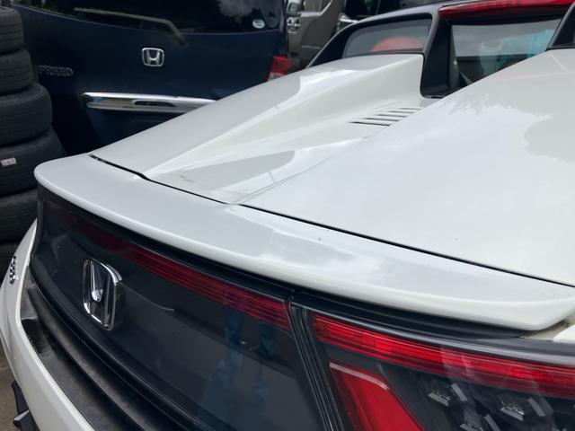 S660 α 6速MT 無限エアロFSR アクティブスポイラー フューエルリッド ETC センターディスプレイ バックカメラ 本革巻きステアリング&シフトノブ シートカバー プッシュスタート リコール対策済み(18枚目)