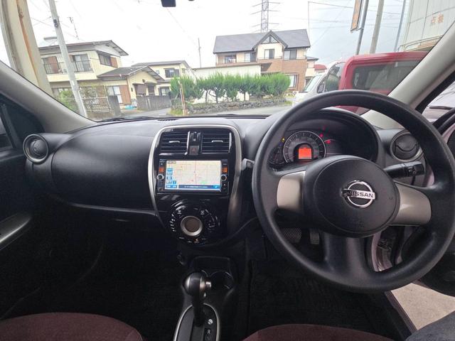 マーチ G ナビ Bluetooth フルセグTV バックカメラ スマートキー プッシュスタート ETC オートライト 電動格納ミラー ドアバイザー(4枚目)