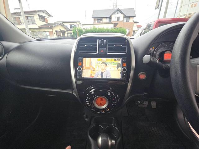 マーチ G ナビ Bluetooth フルセグTV バックカメラ スマートキー プッシュスタート ETC オートライト 電動格納ミラー ドアバイザー(5枚目)