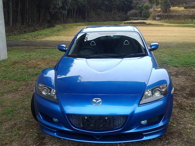 ＲＸ－８ ベースグレード　マツダスピードサスペンション　ＢＳＲマフラー　１８インチアドバンＡＤ０８Ｒネオバ　後期型スターター　クスコストラットタワーバー　オプション　テイン車高調　１６インチ新品シバタイヤ（2枚目）