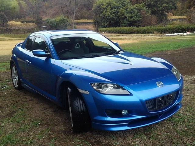 ＲＸ－８ ベースグレード　マツダスピードサスペンション　ＢＳＲマフラー　１８インチアドバンＡＤ０８Ｒネオバ　後期型スターター　クスコストラットタワーバー　オプション　テイン車高調　１６インチ新品シバタイヤ（6枚目）