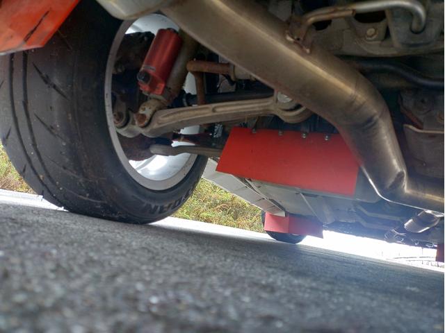 ランサー ＲＳエボリューションＶＩ　エアコン付　ダッシュ貫通９点式ロールゲージ　別タン式サスペンション　Ｆ・Ｃ・Ｒ機械式ＬＳＤ　ボディ補強　レカロ両脚　アドバンアルミホイル　新品シバタイヤ　吸排気チューン　フルガード　ナビ　ＥＴＣ（36枚目）