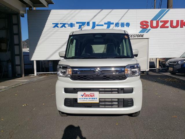 スペーシア ハイブリッドG アイドリングS キーレススタートシステム パーキングセンサー 横滑防止 イモビライザー LEDライト Wエアバッグ スマートキー オートエアコン フルフラット パワーステアリング パワーウィンドウ(2枚目)