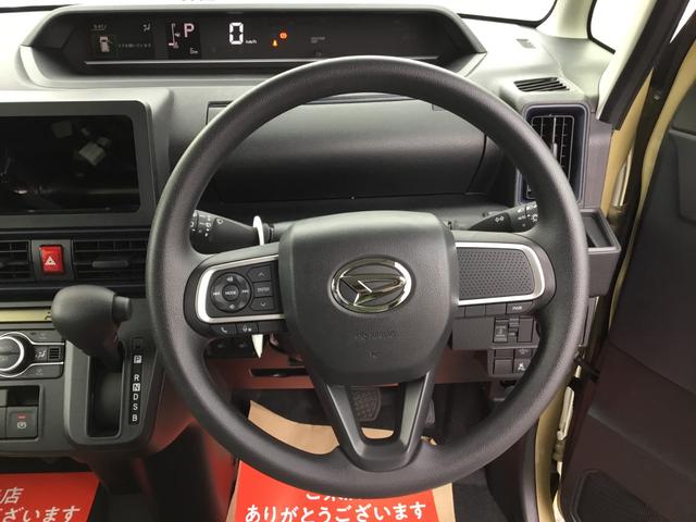 タント Ｘ　【届出済未使用車】マット・バイザーなし　オーディオレス　両側スライド・片側電動　クリアランスソナー　衝突被害軽減システム　オートライト　スマートキー　アイドリングストップ　電動格納ミラー　シートヒータ（3枚目）