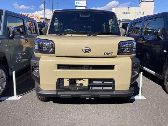 タフト Ｇ　クリアランスソナー　衝突被害軽減システム　ＬＥＤヘッドランプ　スマートキー　アイドリングストップ　ＣＶＴ　盗難防止システム　ＡＢＳ　ＥＳＣ　衝突安全ボディ　エアコン　パワーステアリング（2枚目）