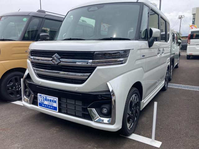 スペーシアカスタム ハイブリッドＸＳ　両側電動スライドドア　オートクルーズコントロール　レーンアシスト　衝突被害軽減システム　ＬＥＤヘッドランプ　スマートキー　アイドリングストップ　電動格納ミラー　シートヒーター　ベンチシート　ＣＶＴ（2枚目）