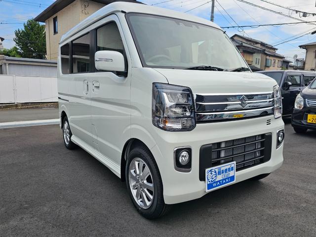 エブリイワゴン PZターボスペシャル純正DA付 両側電動スライドドア クリアランスソナー 衝突被害軽減システム オートライト LEDヘッドランプ スマートキー アイドリングストップ ベンチシート CVT 盗難防止システム ABS ESC(5枚目)