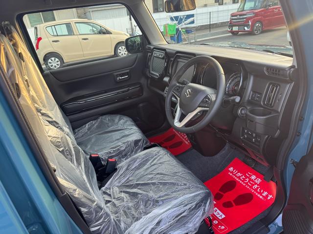 ハスラー ハイブリッドＸ　オートＬＥＤ　アイドルストップ　車線逸脱警報装置　キーレスエントリー　運転席エアバッグ　フルフラット　前席シートヒーター　セキュリティアラーム　ＬＥＤライト　安全ボディ　スマ－トキ－　パワーウインドウ（31枚目）