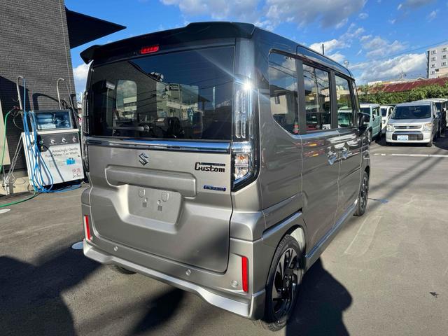 スペーシアカスタム 　両側電動スライドドア　オートクルーズコントロール　オートライト　スマートキー　アイドリングストップ　電動格納ミラー　シートヒーター　ＣＶＴ　アルミホイール　エアコン　パワーステアリング（16枚目）