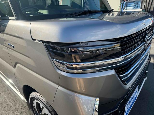 スペーシアカスタム 　両側電動スライドドア　オートクルーズコントロール　オートライト　スマートキー　アイドリングストップ　電動格納ミラー　シートヒーター　ＣＶＴ　アルミホイール　エアコン　パワーステアリング（30枚目）