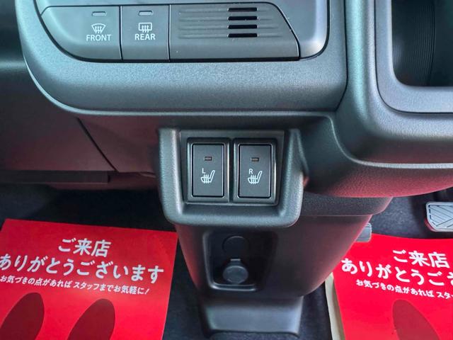 スペーシア ハイブリッドＸ　両側電動スライドドア　クリアランスソナー　オートライト　スマートキー　アイドリングストップ　電動格納ミラー　シートヒーター　ベンチシート　ＣＶＴ　盗難防止システム　ＡＢＳ　オットマン　エアコン（9枚目）