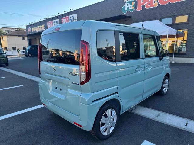 スペーシア ハイブリッドＸ　両側電動スライドドア　クリアランスソナー　オートライト　スマートキー　アイドリングストップ　電動格納ミラー　シートヒーター　ベンチシート　ＣＶＴ　盗難防止システム　ＡＢＳ　オットマン　エアコン（17枚目）