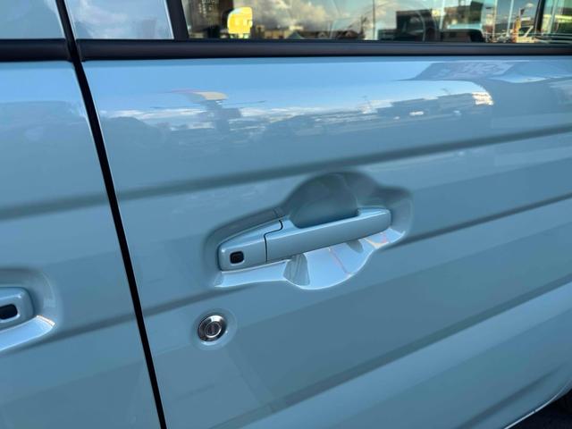 スペーシア ハイブリッドＸ　両側電動スライドドア　クリアランスソナー　オートライト　スマートキー　アイドリングストップ　電動格納ミラー　シートヒーター　ベンチシート　ＣＶＴ　盗難防止システム　ＡＢＳ　オットマン　エアコン（22枚目）