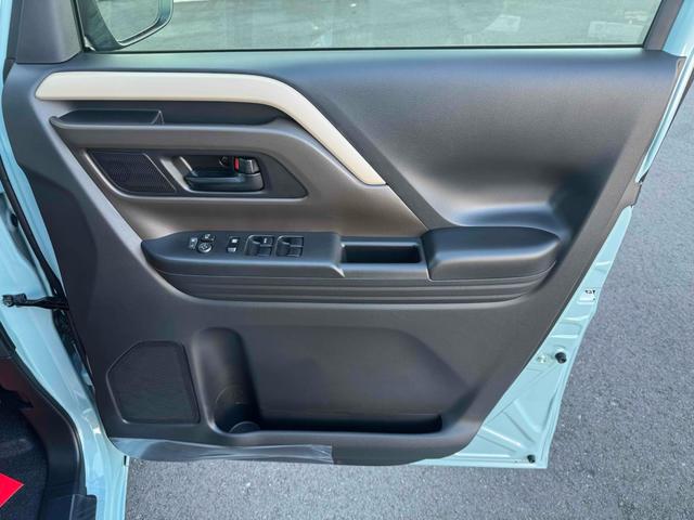 スペーシア ハイブリッドＸ　両側電動スライドドア　クリアランスソナー　オートライト　スマートキー　アイドリングストップ　電動格納ミラー　シートヒーター　ベンチシート　ＣＶＴ　盗難防止システム　ＡＢＳ　オットマン　エアコン（23枚目）