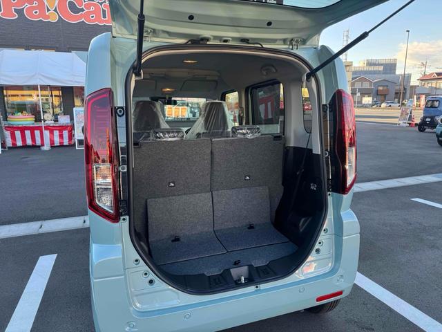 スペーシア ハイブリッドＸ　両側電動スライドドア　クリアランスソナー　オートライト　スマートキー　アイドリングストップ　電動格納ミラー　シートヒーター　ベンチシート　ＣＶＴ　盗難防止システム　ＡＢＳ　オットマン　エアコン（47枚目）