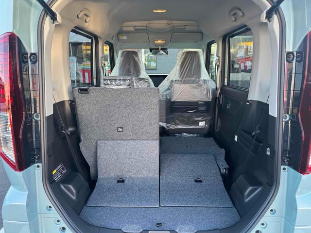 スペーシア ハイブリッドＸ　両側電動スライドドア　クリアランスソナー　オートライト　スマートキー　アイドリングストップ　電動格納ミラー　シートヒーター　ベンチシート　ＣＶＴ　盗難防止システム　ＡＢＳ　オットマン　エアコン（49枚目）