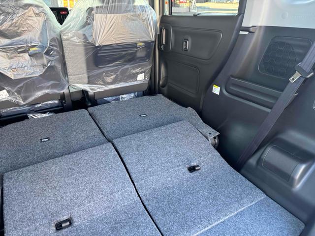 スペーシア ハイブリッドＸ　両側電動スライドドア　クリアランスソナー　オートライト　スマートキー　アイドリングストップ　電動格納ミラー　シートヒーター　ベンチシート　ＣＶＴ　盗難防止システム　ＡＢＳ　オットマン　エアコン（51枚目）